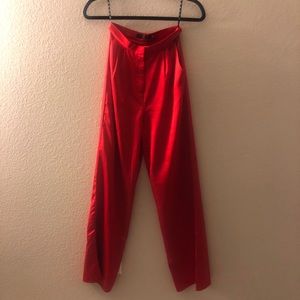‼️SOLD‼️Carli Bybel’s Closet: Red Trouser Pant